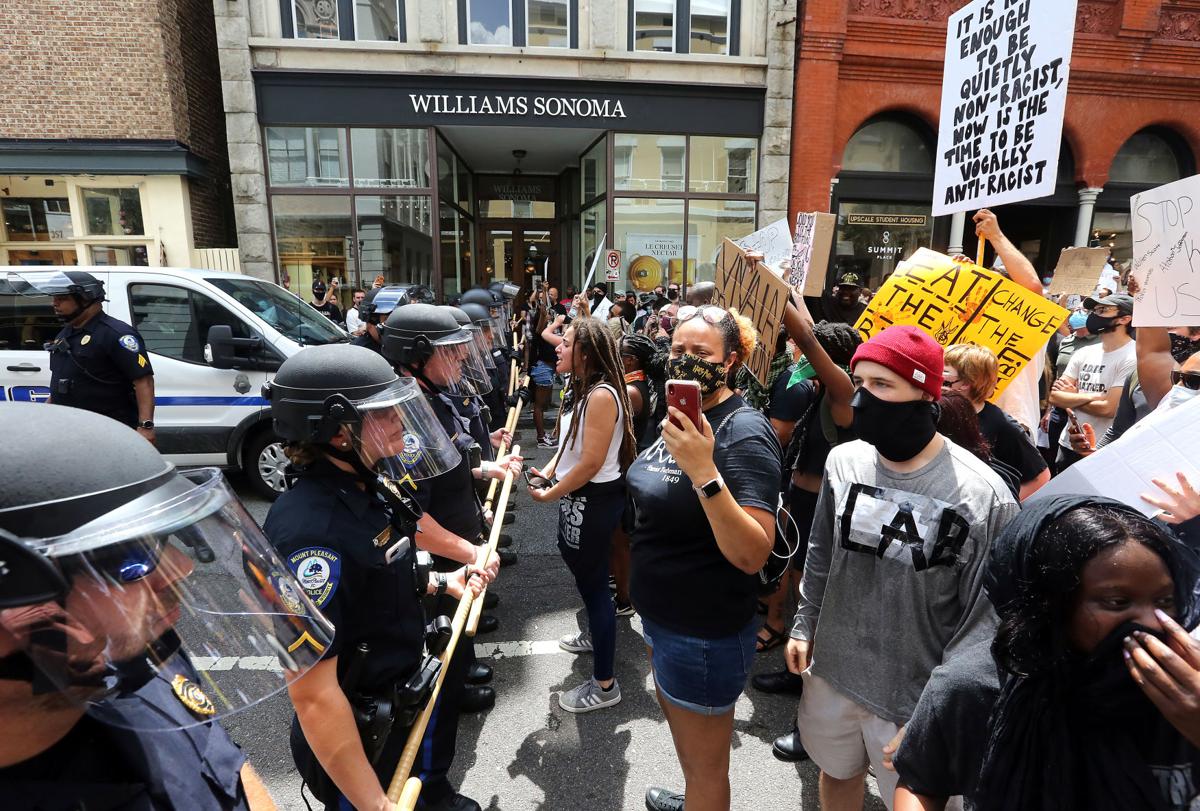 Protesters march in Charleston against Floyd’s killing News