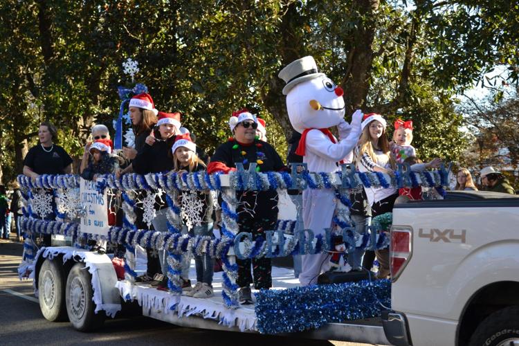 Aiken Christmas Parade Parade watchers lined streets as festive floats