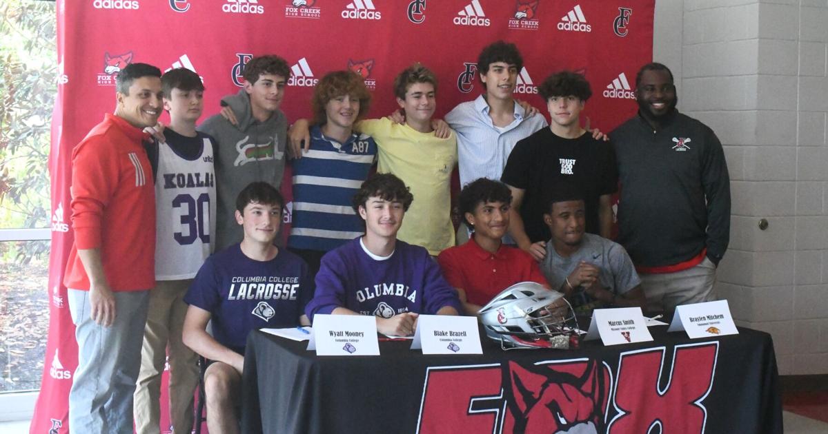 Tanda Tangan Lacrosse Pemain Fox Creek Mencerminkan Pertumbuhan Program Selama Bertahun