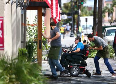 We dined with wheelchair users at 4 of Charleston's top lunch spots. Here's what they experienced.