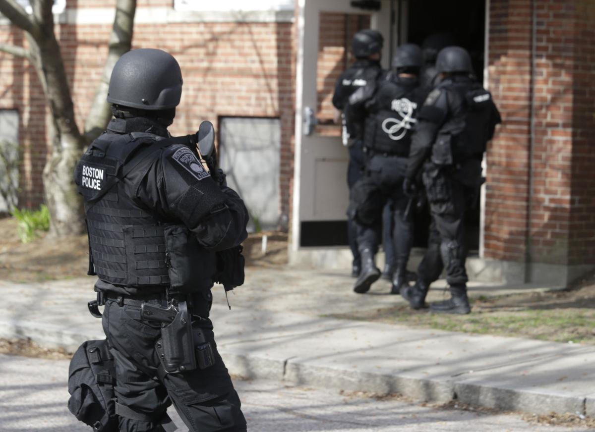 Bombing suspect search
