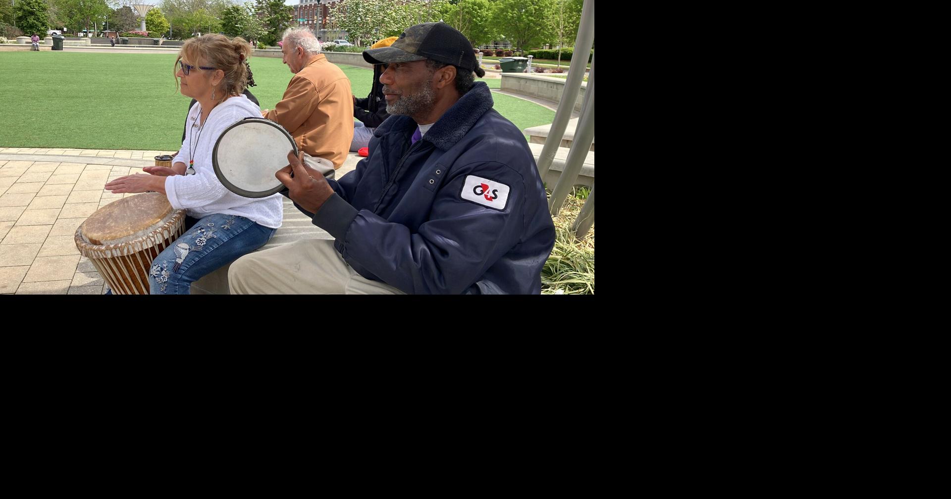 African drumming in Rock Hill