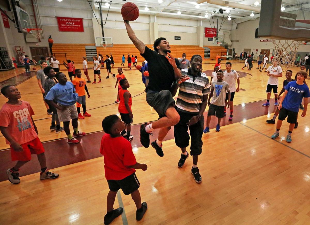 Khris Middleton basketball camp