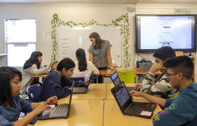 North Charleston High English class (copy)