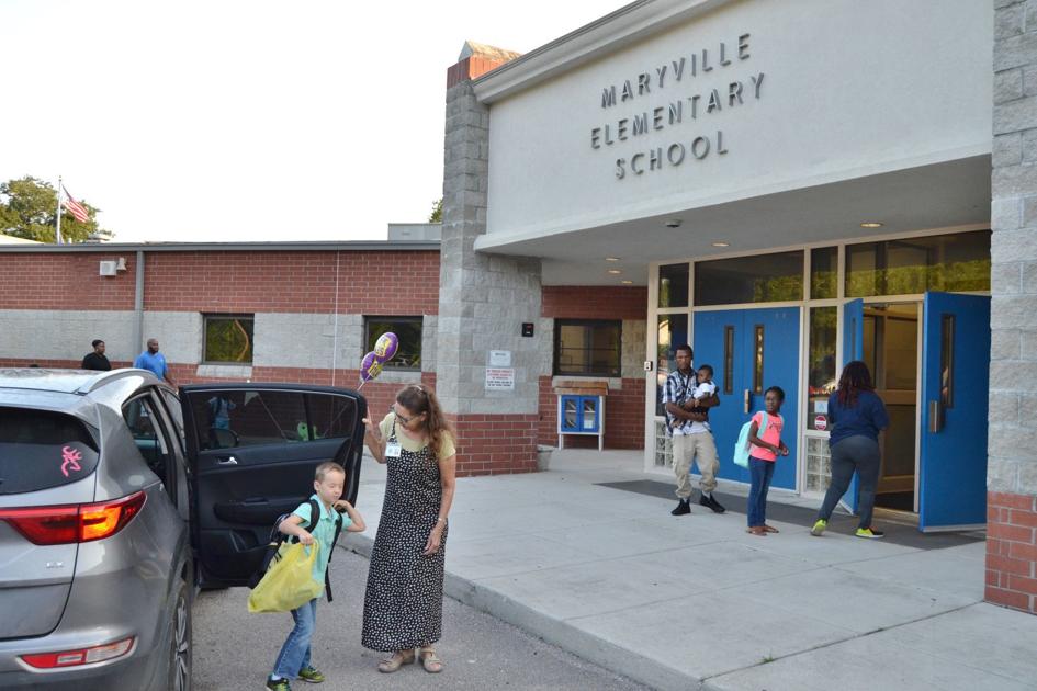 Hit the books County students return to school News