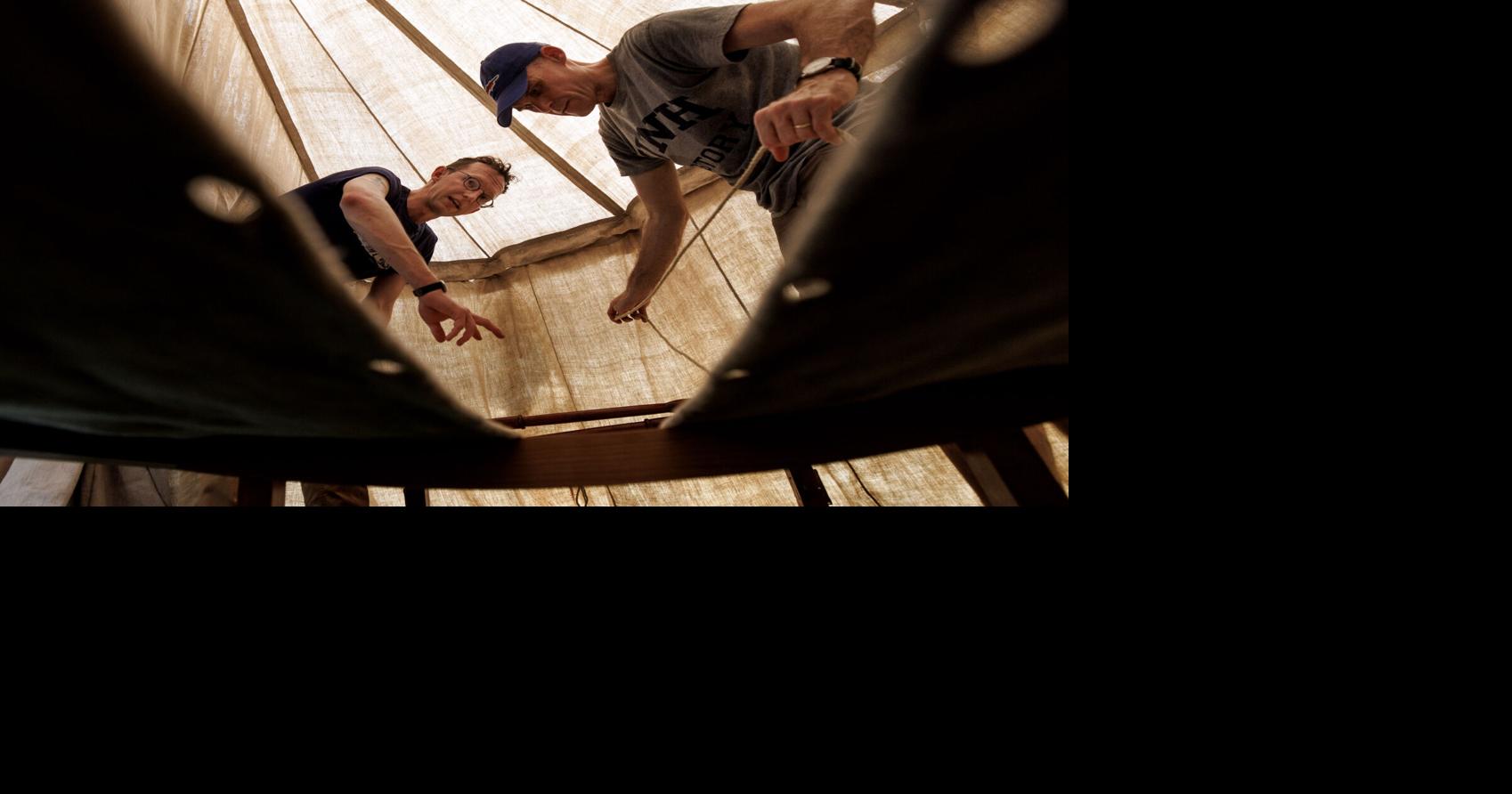 Replica of George Washington’s American Revolution command tent to pitch camp in Charleston