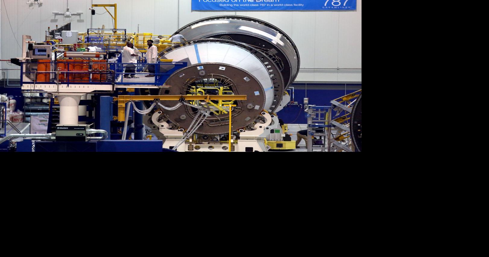 Boeing SC bereitet sich auf den Start vor, angetrieben von der ...