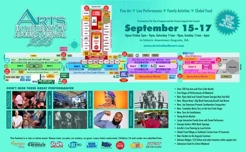 Arts in the Heart of Augusta Festival road closures: What you should ...