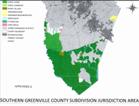 Proposed Southern Greenville County Subdivision Jurisdication Area
