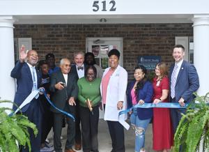 Rena N. Grant ribbon cutting
