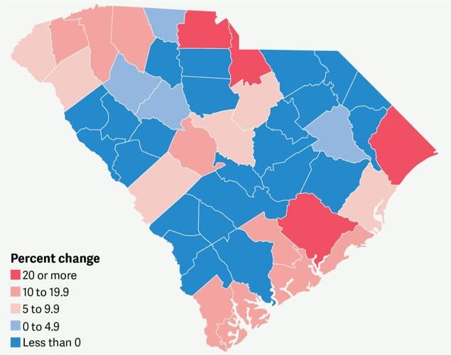 The 2020 census shows South Carolina and the nation have been growing