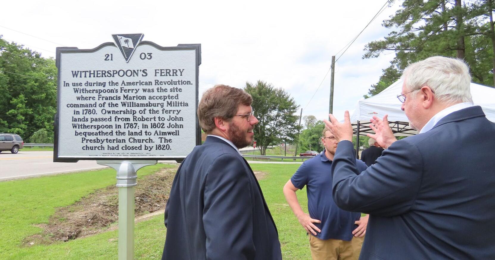 Witherspoon's Ferry marks start of Francis Marion's legend | News - Vimarsana News