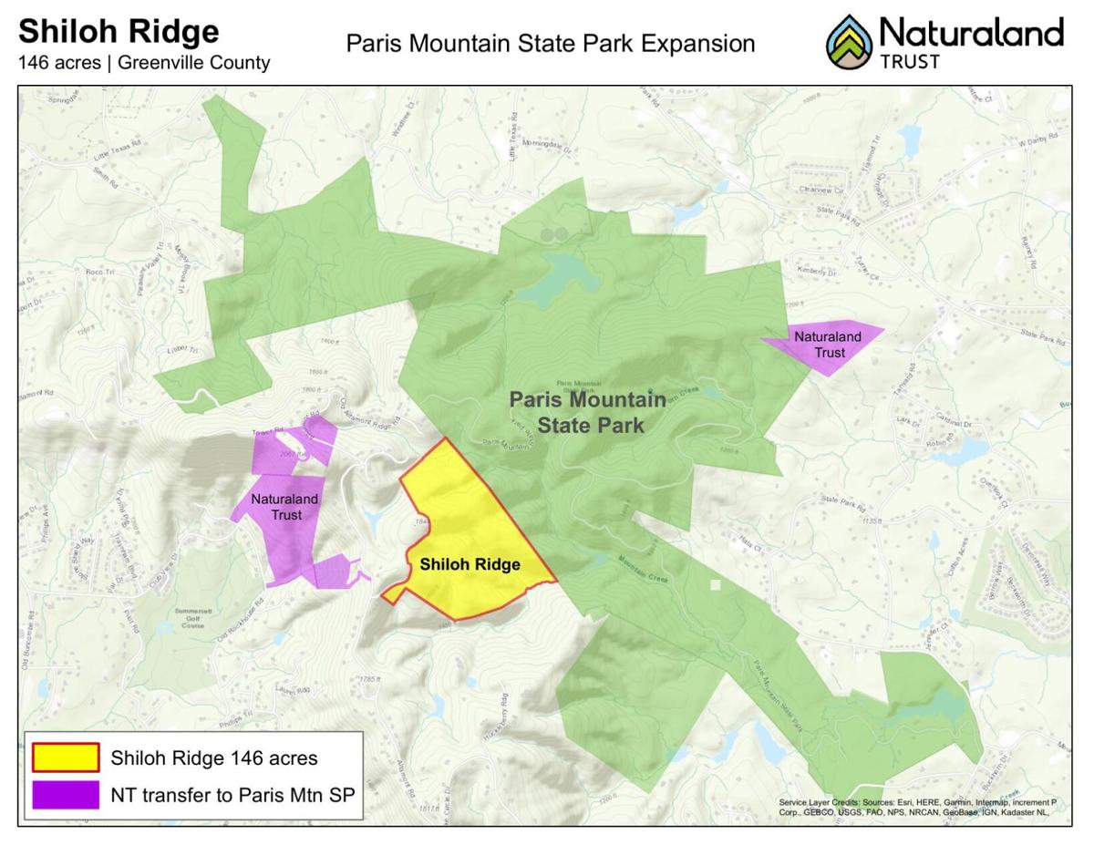 Paris Mountain State Park additions