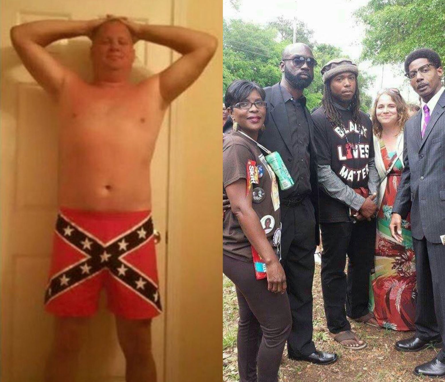 Policeman with Confederate flag underwear says North Charleston