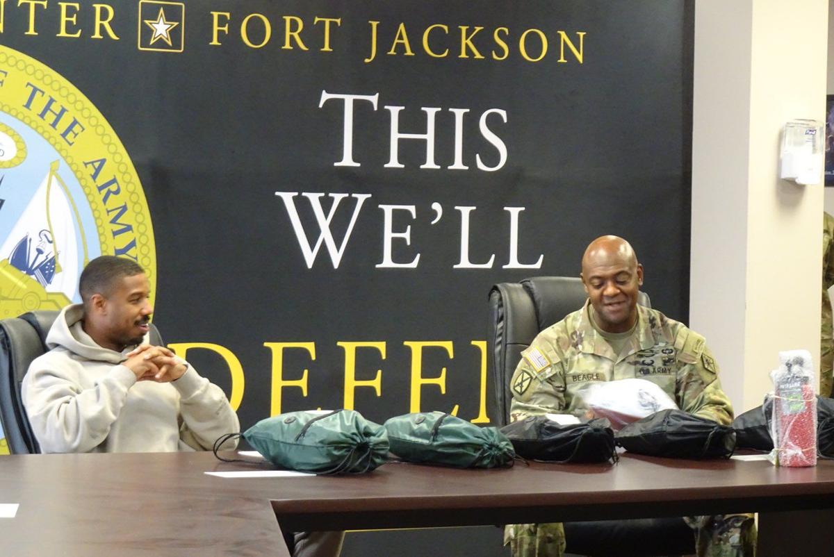 Sexiest Man Alive Michael B Jordan Visits Sc S Fort Jackson Army Base For Film Research News Postandcourier Com