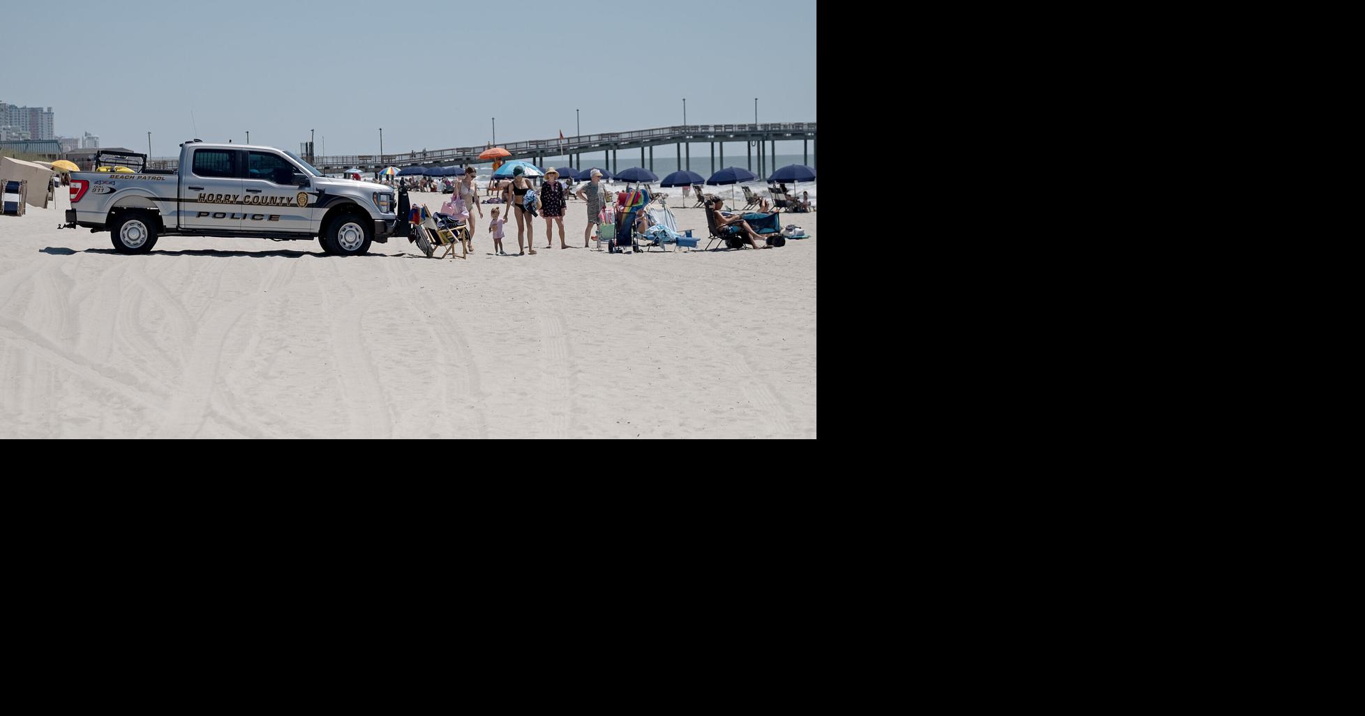 Horry police move trucks off beach after deadly accident Myrtle Beach