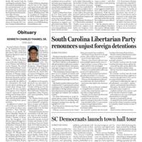 Rex Rice Sc Senate Page A8 | Kingstree News E-Paper