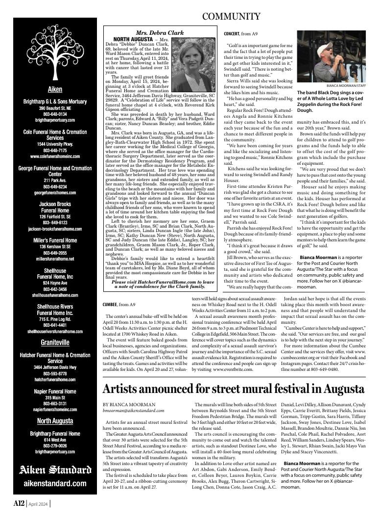 Page A12 | Post and Courier North Augusta E-paper | postandcourier.com