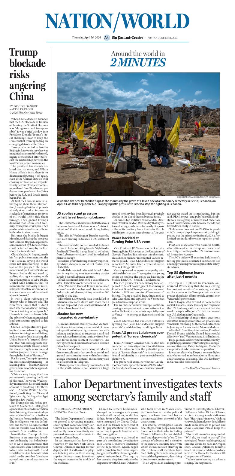 Page A20 | Post and Courier Columbia E-Paper
