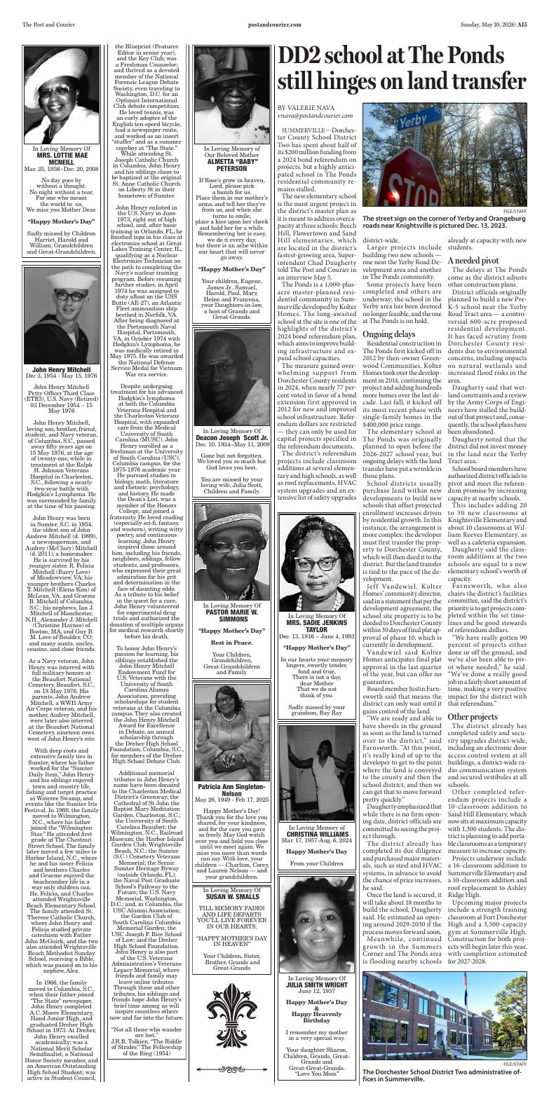 Page A15 | E‑Paper – The Post and Courier | Full Digital SC’s Top Newspaper