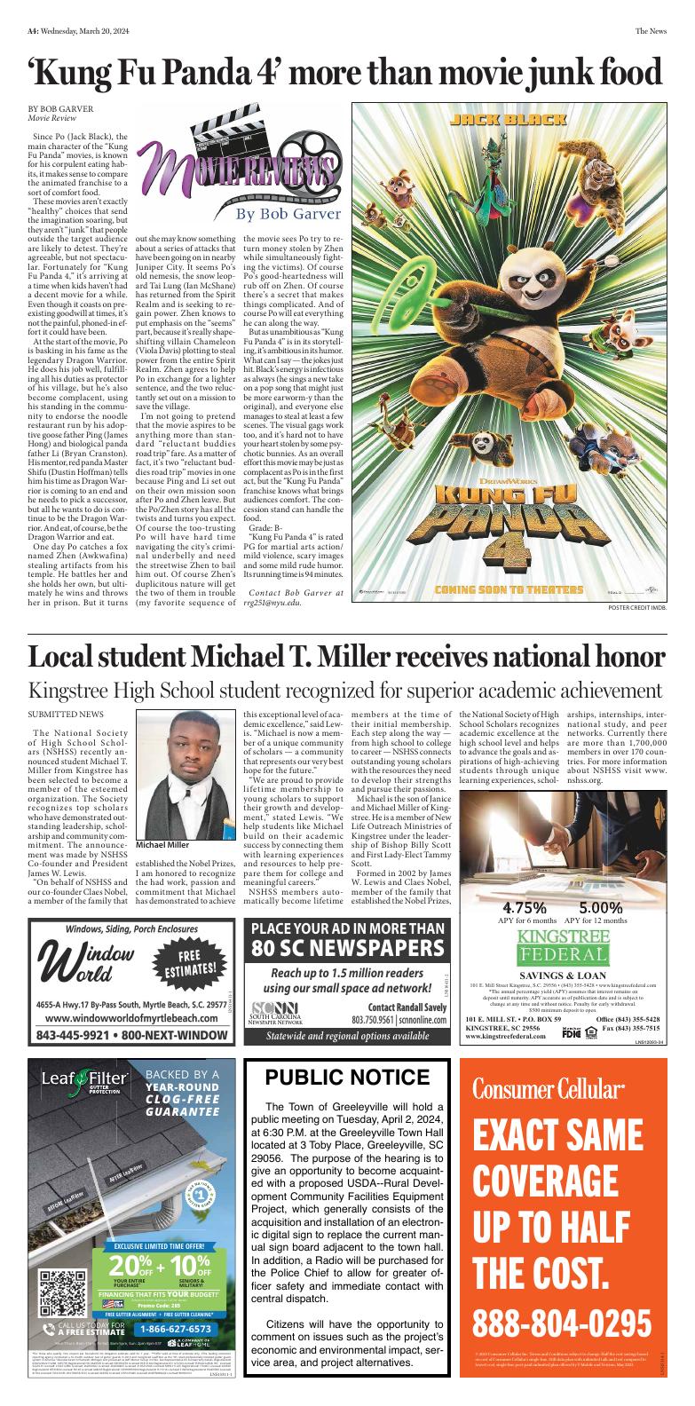 Page A4 Kingstree News EPaper