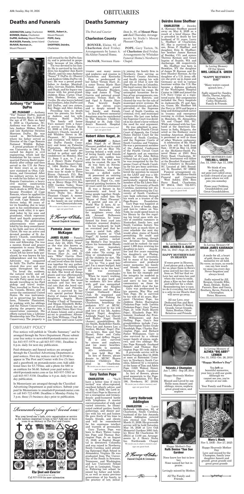 Page A14 | E‑Paper – The Post and Courier | Full Digital SC’s Top Newspaper