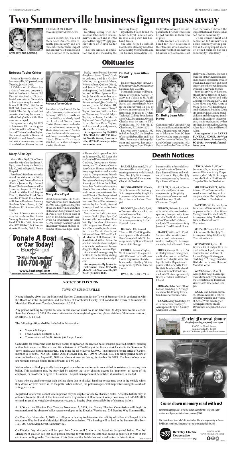 Page A4 | The Journal Scene E-Paper | postandcourier.com