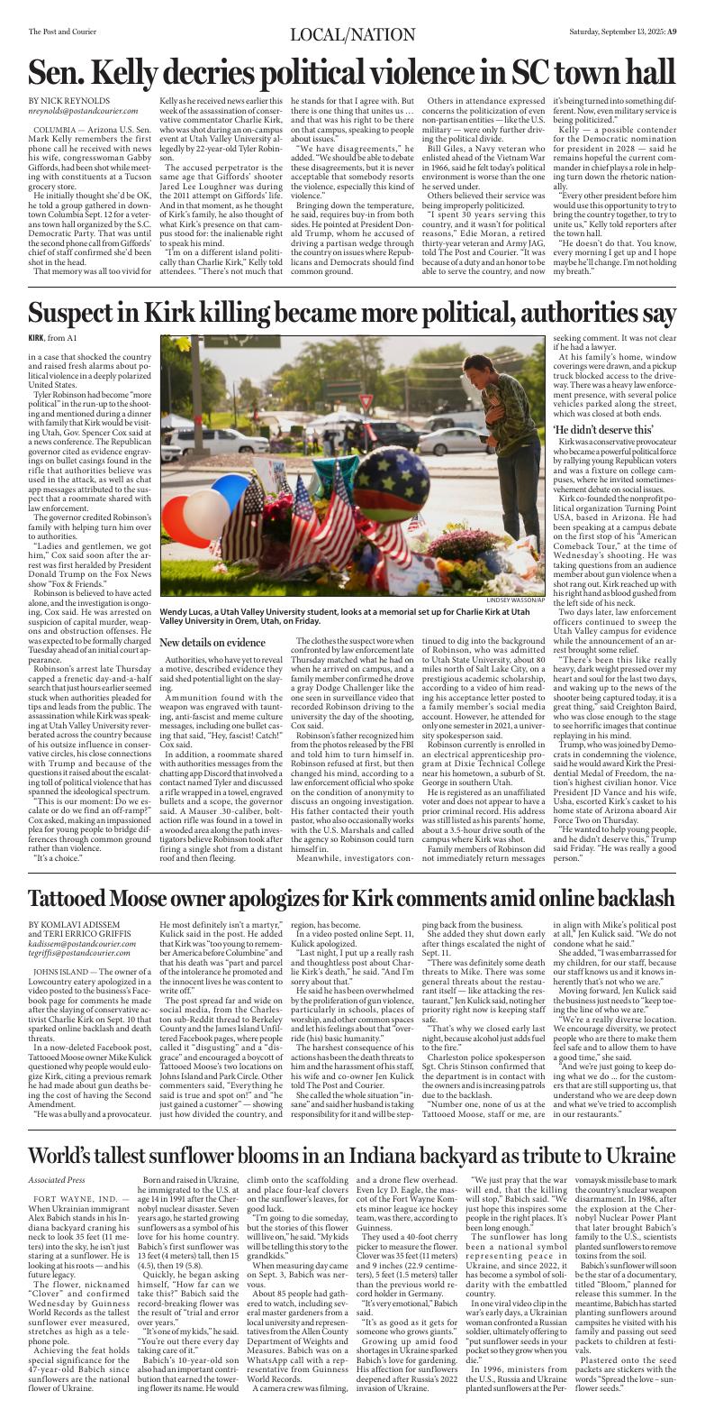 Page A9 | E‑Paper – The Post and Courier | Full Digital SC’s Top Newspaper