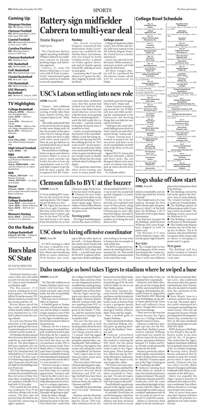Page B11 | E‑Paper – The Post and Courier | Full Digital SC’s Top Newspaper