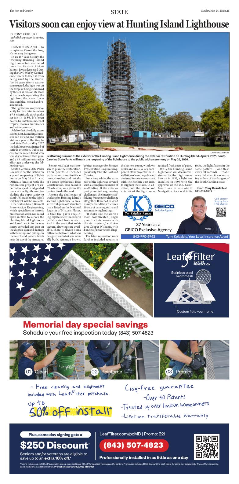 Page A6 | E‑Paper – The Post and Courier | Full Digital SC’s Top Newspaper