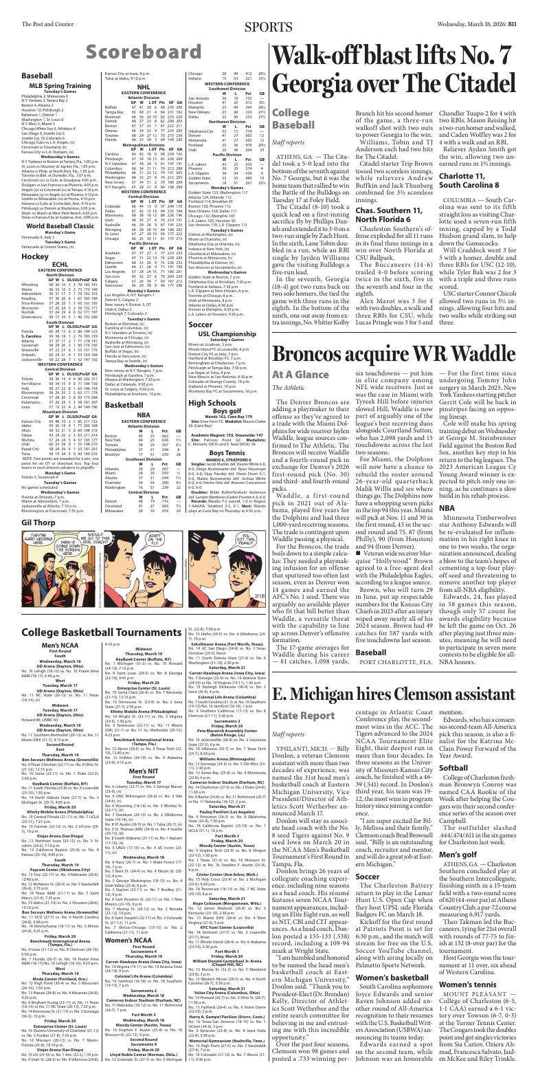Page B11 | E‑Paper – The Post and Courier | Full Digital SC’s Top Newspaper