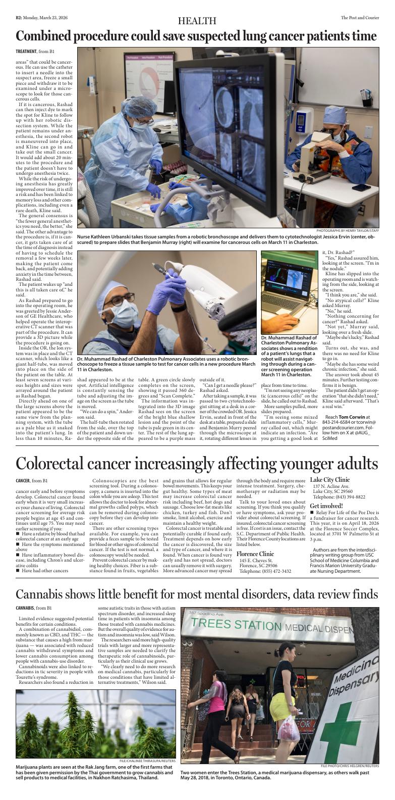 Page B2 | E‑Paper – The Post and Courier | Full Digital SC’s Top Newspaper