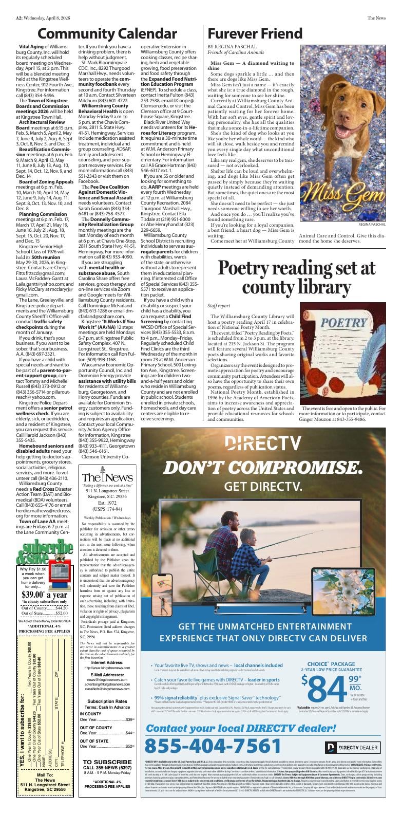 Page A3 | Kingstree News E-Paper