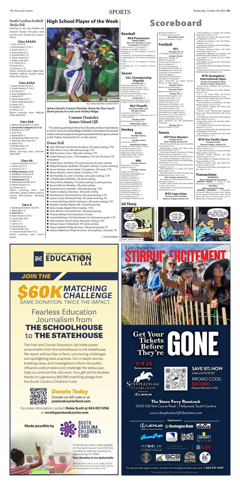 Page B11 | E‑Paper – The Post and Courier | Full Digital SC’s Top Newspaper
