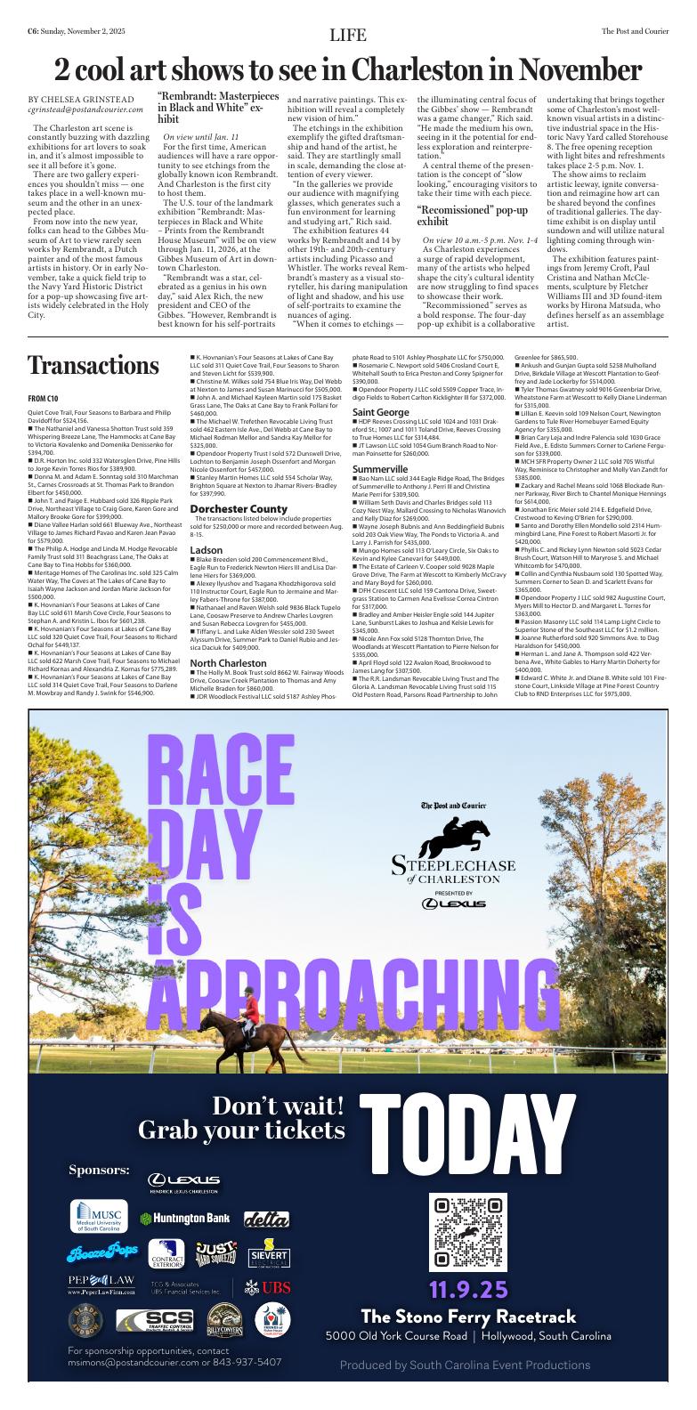 Chelsea Grinstead Page C6 | E‑Paper – The Post and Courier | Full Digital SC’s Top Newspaper