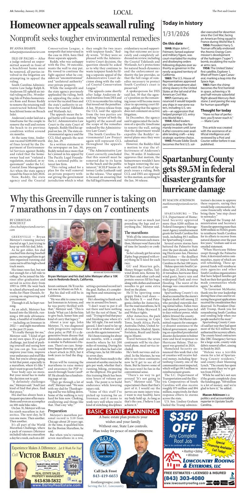 Page A4 | E‑Paper – The Post and Courier | Full Digital SC’s Top Newspaper
