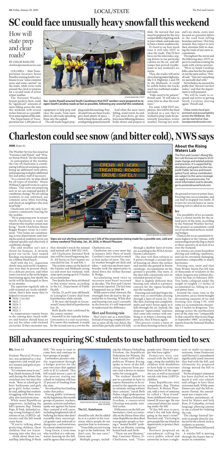 Page A6 | E‑Paper – The Post and Courier | Full Digital SC’s Top Newspaper