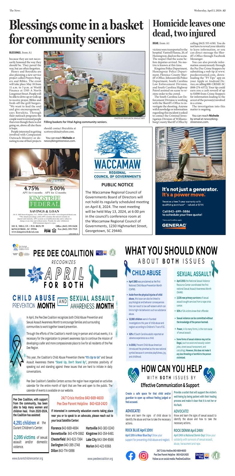 Page A3 Kingstree News EPaper