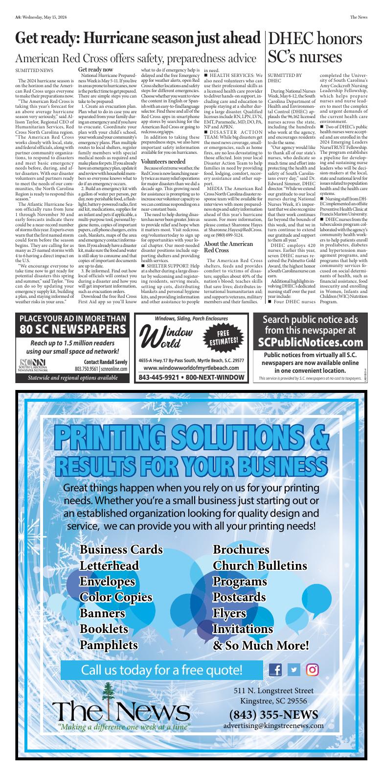 Page A4 Kingstree News EPaper