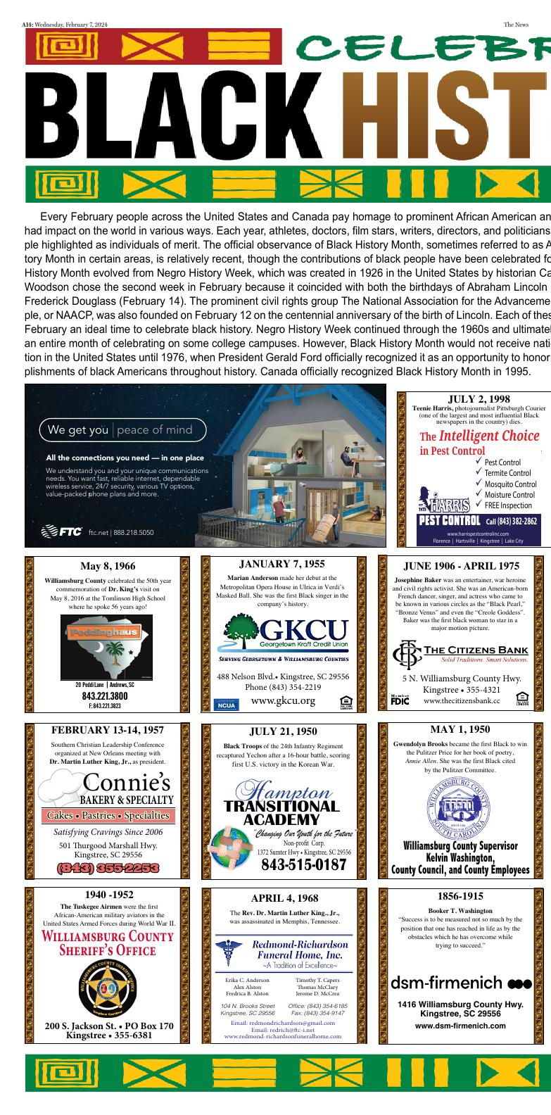 Page A14 Kingstree News EPaper