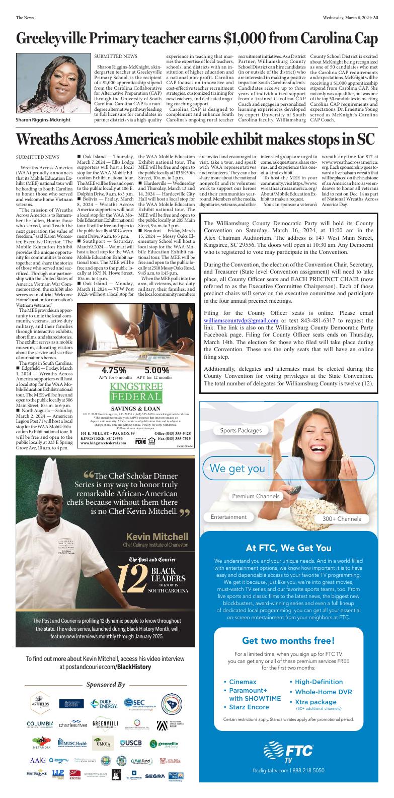 Page A6 Kingstree News EPaper