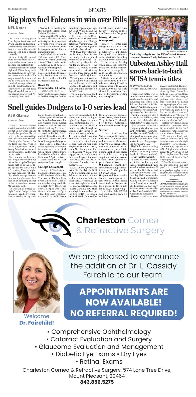 Page B11 | E‑Paper – The Post and Courier | Full Digital SC’s Top Newspaper