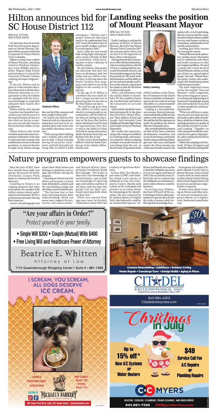 Page A4 Moultrie News E Edition or E Paper postandcourier