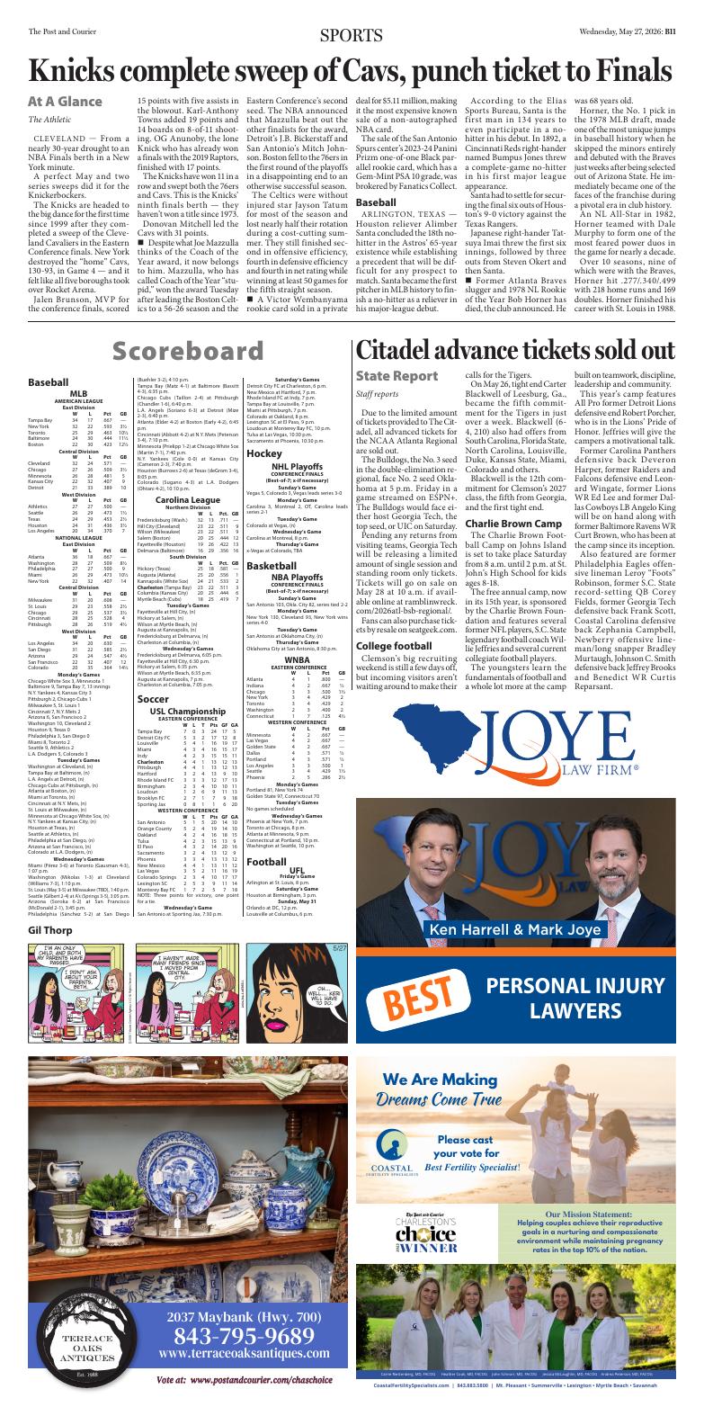 Page B11 | E‑Paper – The Post and Courier | Full Digital SC’s Top Newspaper