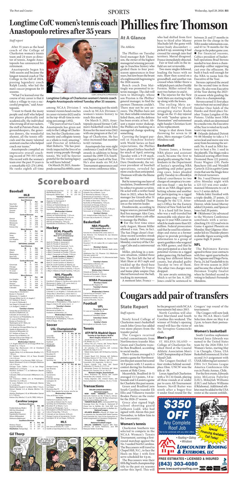 Page B11 | E‑Paper – The Post and Courier | Full Digital SC’s Top Newspaper