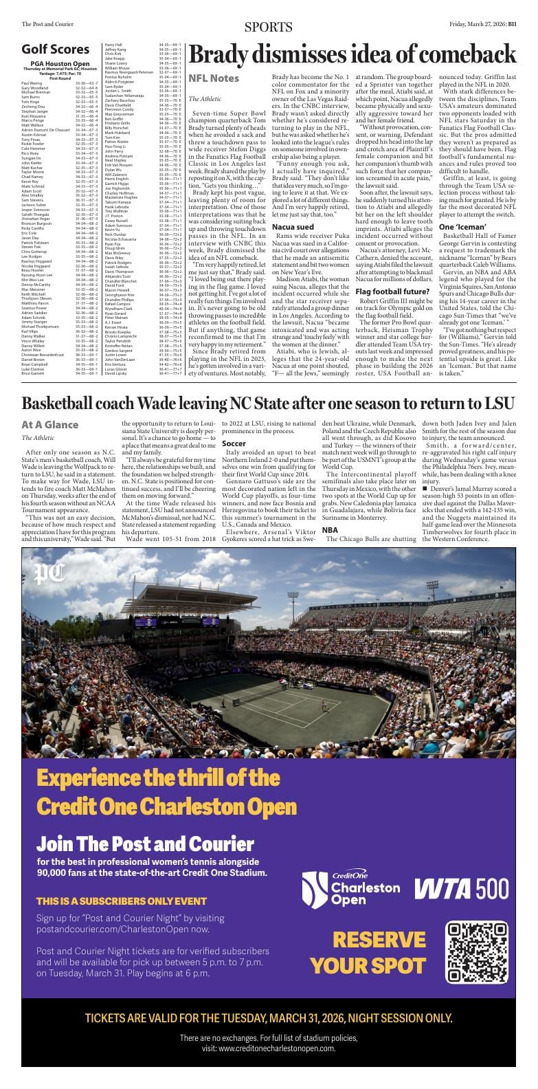 Page B11 | E‑Paper – The Post and Courier | Full Digital SC’s Top Newspaper