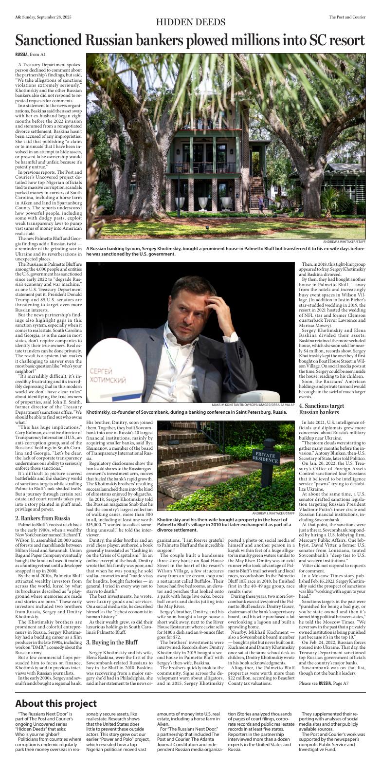 Page A6 | E‑Paper – The Post and Courier | Full Digital SC’s Top Newspaper