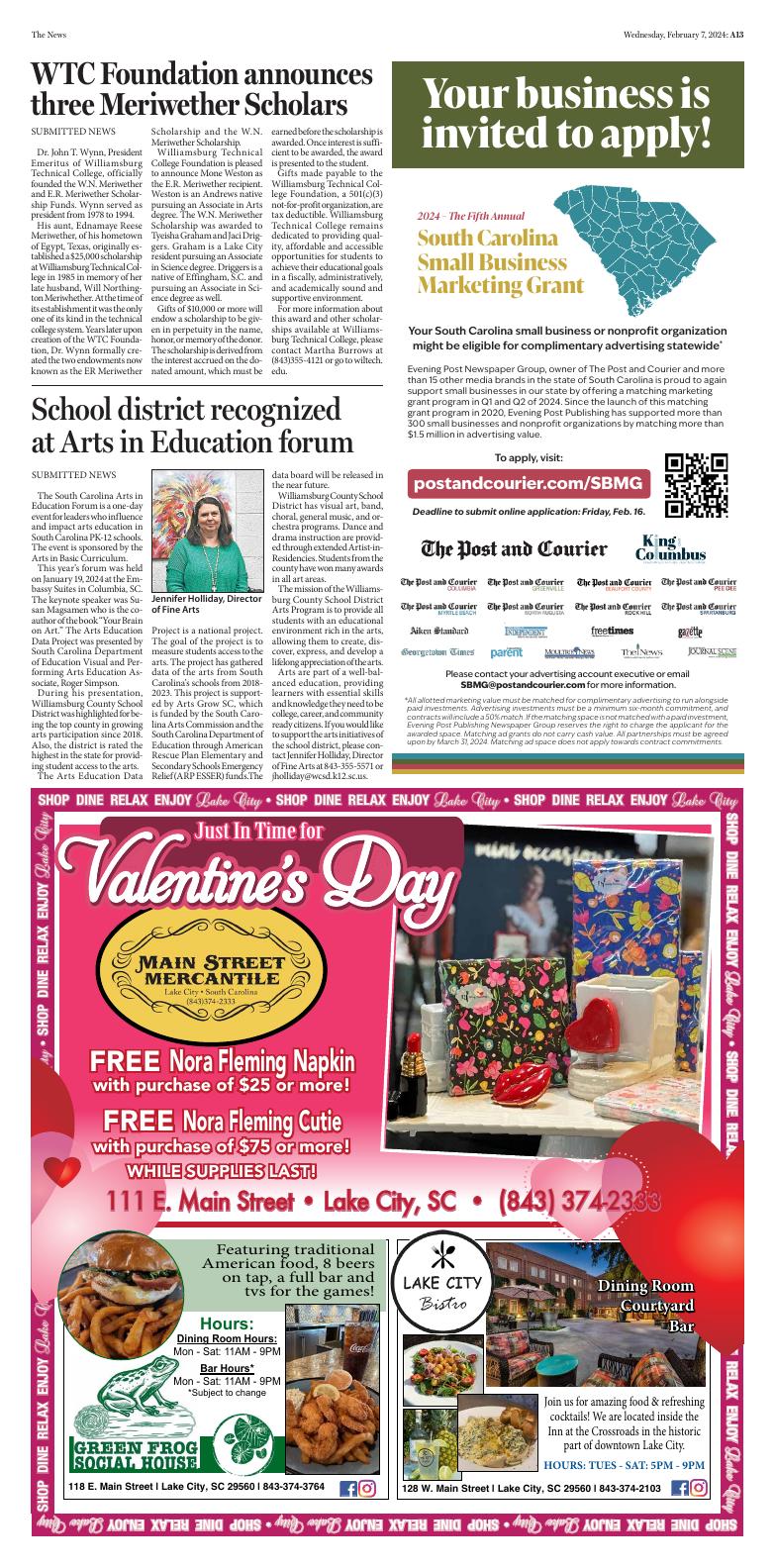 Page A12 Kingstree News EPaper