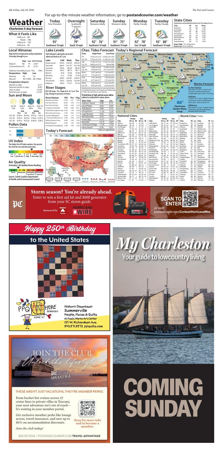Page A2 | E‑Paper – The Post and Courier | Full Digital SC’s Top Newspaper