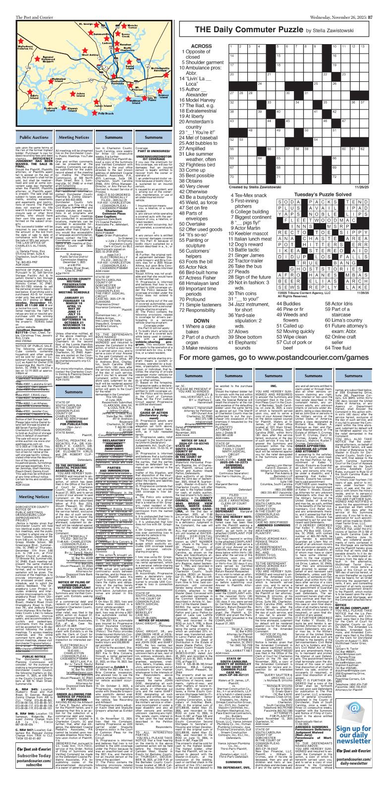 Page B7 | E‑Paper – The Post and Courier | Full Digital SC’s Top Newspaper